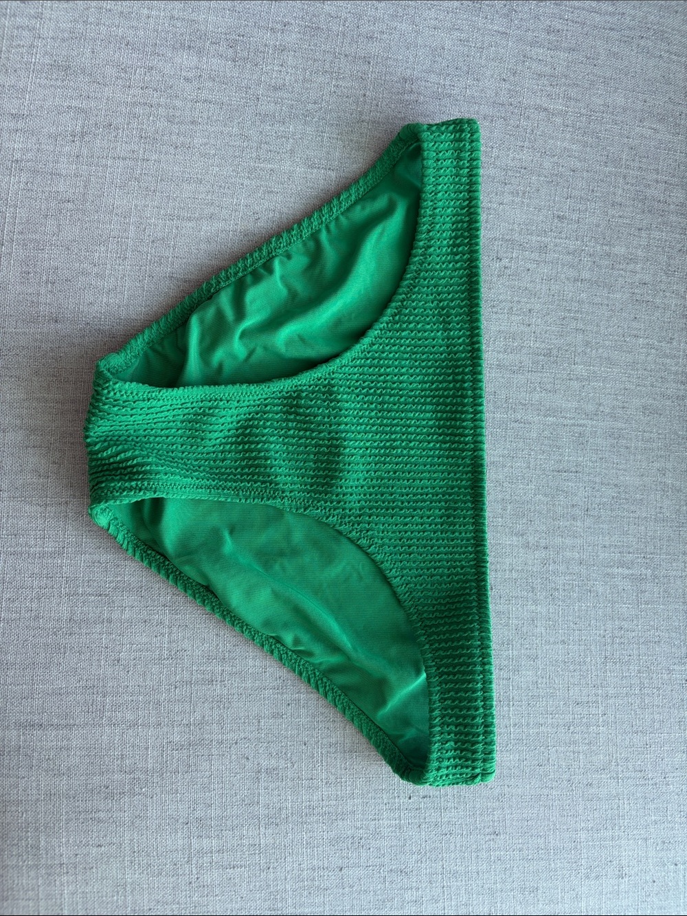 aerie Green Textured Bikini Bottom